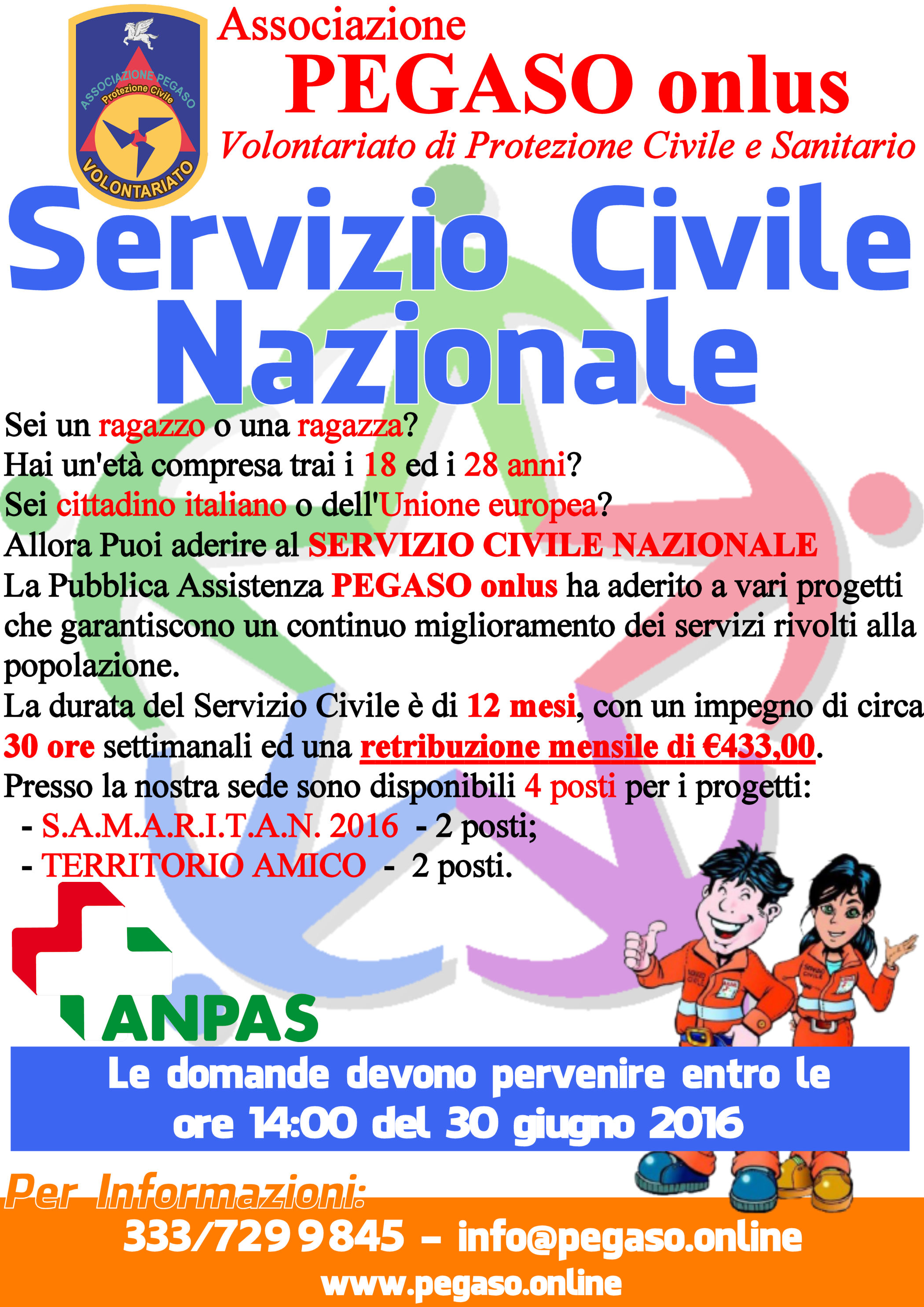 SCN Servizio Civile Nazionale 2016